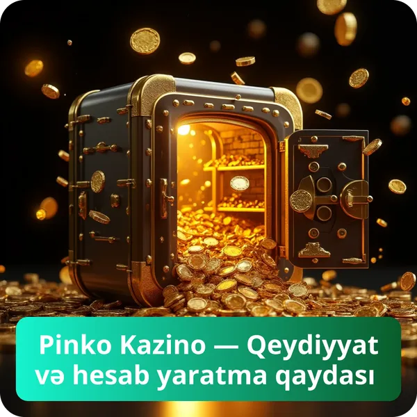 Pinko Kazino — Qeydiyyat və hesab yaratma qaydası
